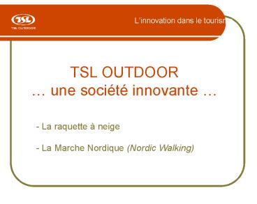 Linnovation dans le tourisme
