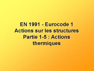 Actions sur les ponts