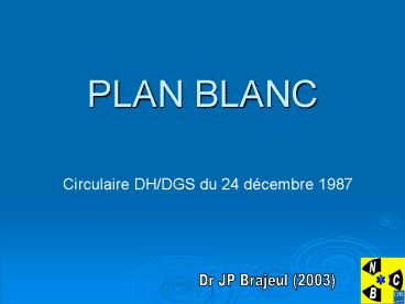 PLAN BLANC