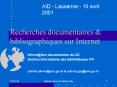 Recherches documentaires PowerPoint PPT Presentation