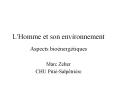 L'Homme et son environnement PowerPoint PPT Presentation