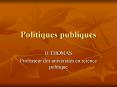 Politiques publiques PowerPoint PPT Presentation