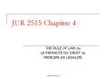 JUR 2515 Chapitre 4 PowerPoint PPT Presentation