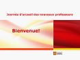 Journe daccueil des nouveaux professeurs PowerPoint PPT Presentation