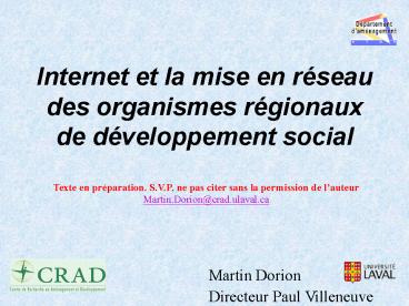 Prsentation PowerPoint