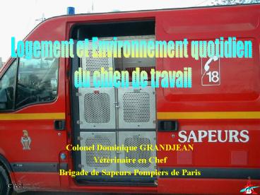 Colonel Dominique GRANDJEAN