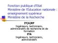 Fonction publique dEtat Ministre de lEducation nationale : enseignement suprieur Ministre de la Rech PowerPoint PPT Presentation