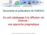 Documents et publications de lUNESCO
