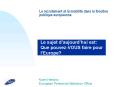 Le recrutement et la mobilit dans la fonction publique europenne PowerPoint PPT Presentation
