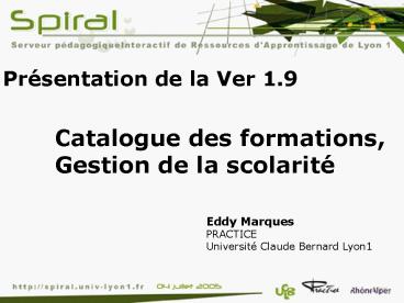 Visio confrences Mars 2005