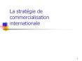 La stratgie de commercialisation internationale PowerPoint PPT Presentation