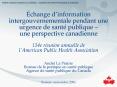 change dinformation intergouvernementale pendant une urgence de sant publique une perspective canadi PowerPoint PPT Presentation