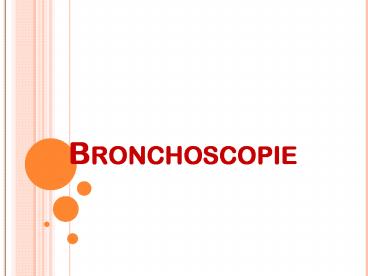 Bronchoscopie