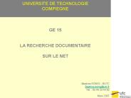 UNIVERSITE DE TECHNOLOGIE COMPIEGNE