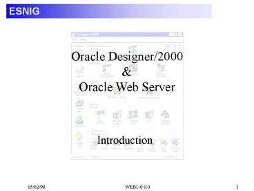 Cours Web Designer 2000