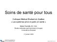 Soins de sant pour tous PowerPoint PPT Presentation
