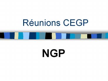 Runions CEGP