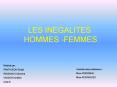 LES INEGALITES HOMMES FEMMES PowerPoint PPT Presentation