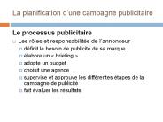 La planification d