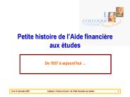 Petite histoire de l