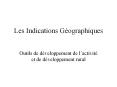 Les Indications Gographiques PowerPoint PPT Presentation