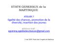 ETATS GENERAUX de la MARTINIQUE PowerPoint PPT Presentation