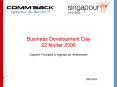 Business Development Day 22 fvrier 2006 PowerPoint PPT Presentation