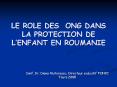 LE ROLE DES ONG DANS LA PROTECTION DE L PowerPoint PPT Presentation