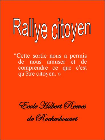 Ecole Hubert Reeves de Rochechouart