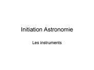 Initiation Astronomie