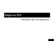 Rgles sur RDF