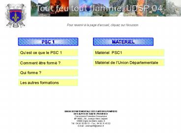 TOUT FEU TOUT FLAMME