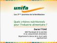 Quels critres nutritionnels pour lindustrie alimentaire PowerPoint PPT Presentation