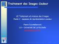 Traitement des Images Couleur PowerPoint PPT Presentation
