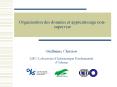 Organisation des donnes et apprentissage nonsupervis PowerPoint PPT Presentation