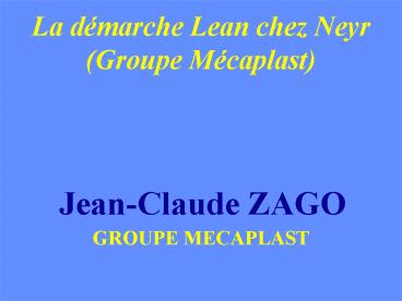 Prsentation PowerPoint