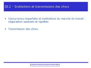 III'2 Institutions et transmissions des chocs