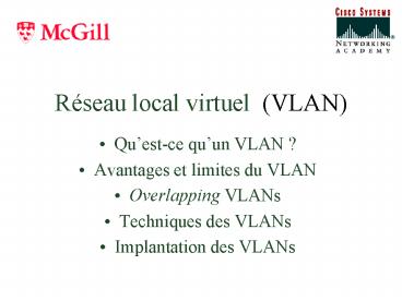 Rseau local virtuel VLAN