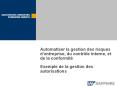 Automatiser la gestion des risques d PowerPoint PPT Presentation
