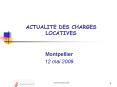 ACTUALITE DES CHARGES LOCATIVES PowerPoint PPT Presentation