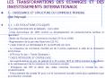 LES TRANSFORMATIONS DES ECHANGES ET DES INVESTISSEMENTS INTERNATIONAUX PowerPoint PPT Presentation
