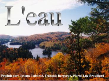 Aucun titre de diapositive