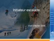 Initiateur escalade