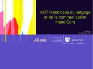 ADT Handicaps du langage et de la communication HandiCom