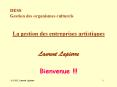 La gestion des entreprises artistiques PowerPoint PPT Presentation