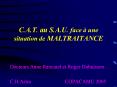 C.A.T. au S.A.U. face  PowerPoint PPT Presentation