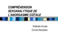 COMPRHENSION SEXOANALYTIQUE DE LANORGASMIE COTALE PowerPoint PPT Presentation