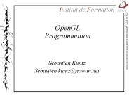 OpenGL Programmation
