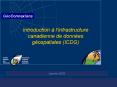 Introduction l'Infrastructure canadienne de donnes gospatiales ICDG PowerPoint PPT Presentation