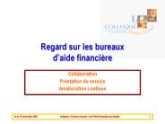 Regard sur les bureaux d